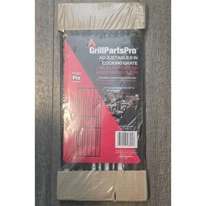 GrillPartsPro Adjustable 6" Cooking Grate Porcelain Steel BBQ Grill 14"-20"